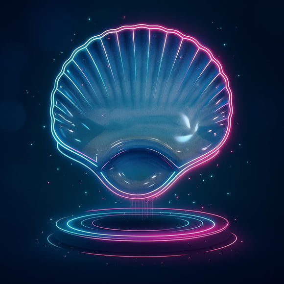 Comfy Homes Ceramic Serving Platter | Elegant Stoneware Snack & Dinner Plate | Stylish Brown Modern Design | Ideal for Starters, Snacks, Desserts & Parties (Blue)