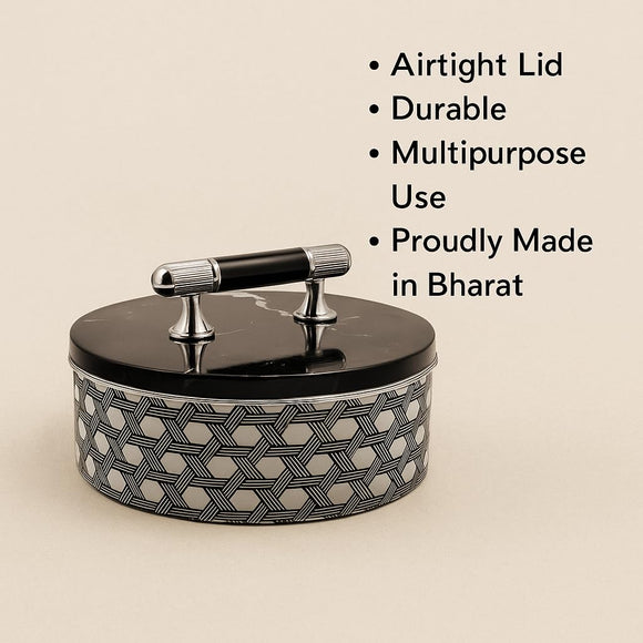 Comfy Homes Multipurpose Candy Set | Premium Decorative Candy Storage Box for Dry Fruits, Chocolates, Snacks & Sweets | Elegant Return Gift Box for Weddings, Housewarming & Festivals (ChessBoard)