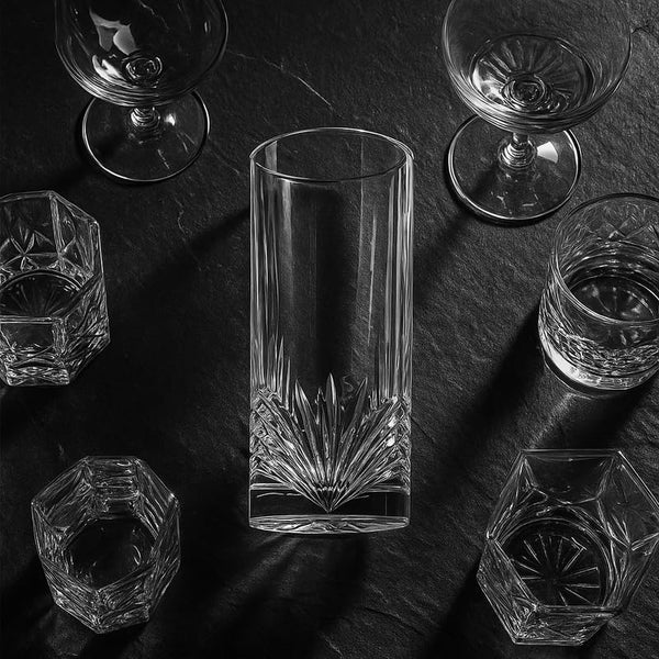 Comfy Homes Premium 300 ml Glass Set, Pack of 6 | Stylish Lead-Free Drinking Glasses for Water, Whiskey, Cocktail, Colddrink & Juice | Elegant Glassware for Home, Bar & Party Use (Frost)