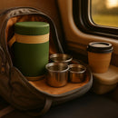 Comfy Homes Hot Pot Tiffin with 4 Stainless Steel Containers | Daily Meal Lunch Box for Office, College, School & Outdoors | Food Grade, Leak-Proof & Easy to Carry  (Green)-5