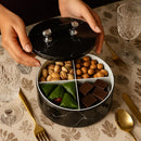 Comfy Homes Multipurpose Candy Set | Premium Decorative Candy Storage Box for Dry Fruits, Chocolates, Snacks & Sweets | Elegant Return Gift Box for Weddings, Housewarming & Festivals (ChessBoard)-4