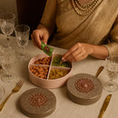 Comfy Homes Mini Multipurpose Candy Set | Elegant Decorative Candy Storage Box for Chocolates, Dry Fruits, Snacks & Sweets | Premium Gifting Box for Home & Festive Return Gifts (Rose Gold)-6