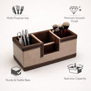 The Sovereign Multi-Tasker: Handcrafted Vegan Leather Divided Organizer Cup (Mesmerising Pink)-8