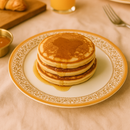 Comfy Homes Round Melamine 41 Pcs Dinner Set | 6 Dinner Plates, 6 Small Plates, 1 Serving Tray, 3 Big Serving Bowls with Lid, 12 Small Bowls, 6 Spoons, 4 Serving Spoons (Kesar Bloom)-3