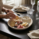 Comfy Homes Divided Serving Platter Set – Modern Snack & Dip Plate for Everyday Hosting and Sharing (Coral Blue)-5