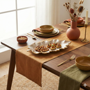 Comfy Homes 12-Inch Ceramic Serving Platter with Brass Finish – Luxury Statement Tableware for Elegant Hosting-8