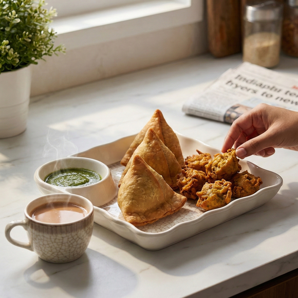 Everyday Serve Plate Set | Lightweight Melamine Plates for Snacks & Small Meals (Sand Dune)