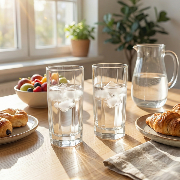 Delisoga 320ml Drinking Glass Set (Royal Elegance)