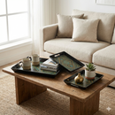 Comfy Homes™ Premium Multi-Purpose Melamine Tray Set (Set of 3)(Small, Medium & Large) (Royal Monarch)-3