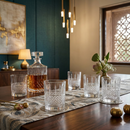 Comfy Homes Signature 340ml Whiskey & Water Glasses – Luxury Heavy-Base Crystal Clear Barware Set (Set of 6) (Heritage Reserve)-8