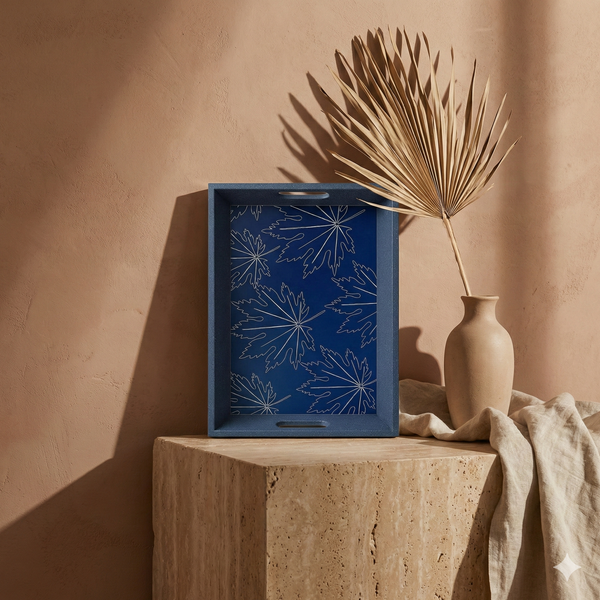 Comfy Homes Mango Wooden Serving Tray – Premium Multipurpose Tray for Serving & Home Décor