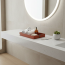 The Infinite Use Tray: Premium Handcrafted Vegan Leather Organizer (Shiny Orange)-6