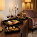 Comfy Homes™ Premium Multi-Purpose Melamine Tray Set (Set of 3)(Small, Medium & Large) (Sunline Elegance)-8