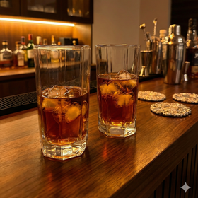 Delisoga 320ml Drinking Glass Set (Royal Elegance) - 0