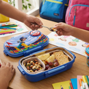 Insulated Steel Lunch Box 500ml with Sweet Box & Spoon | Leak-Proof Kids Tiffin | Hot & Fresh Meals On-the-Go (Blue Cricketer)-4