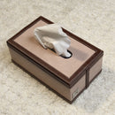 The Sovereign Collection: Premium Handcrafted Vegan Leather Tissue Box Cover (Mesmerising Pink)-1
