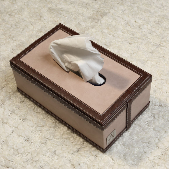The Sovereign Collection: Premium Handcrafted Vegan Leather Tissue Box Cover (Mesmerising Pink)